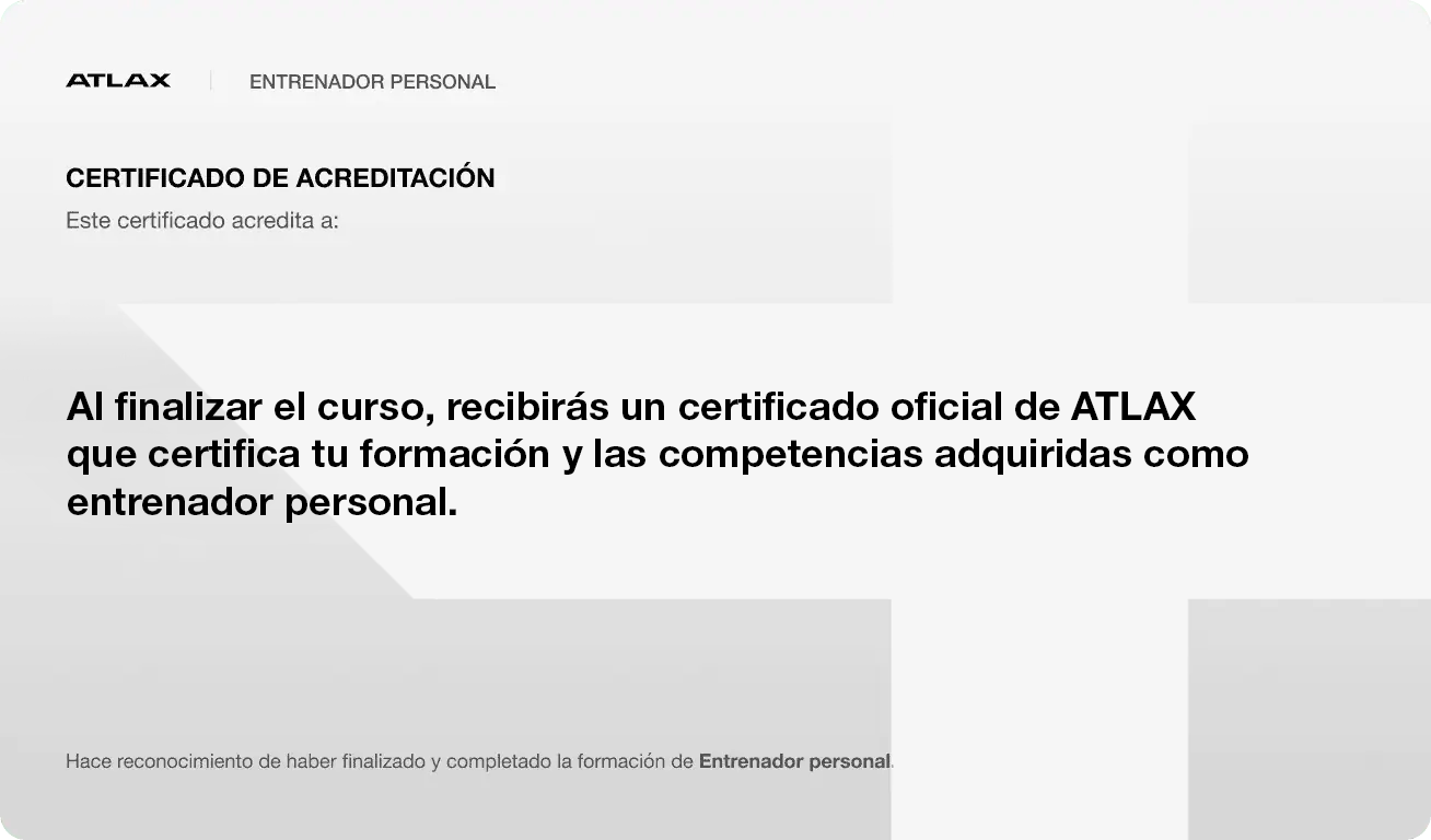 Atlax certificado nuevo